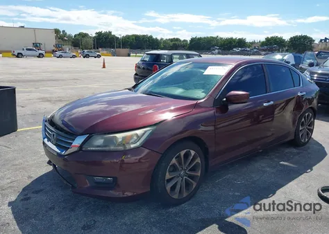 2015 Honda Accord Sport from USA, damaged, VIN 1HGCR2F55FA190061